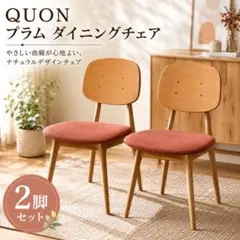 美品：清掃済】NOCE RY42 ダイニングチェア（ナチュラル/レッド