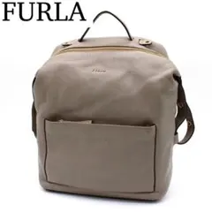 FURLA DAFNE リュックサック バックパック レザー レディース グレーのサムネイル