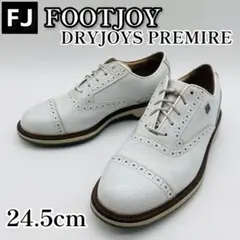 FOOTJOY DRYJOYS PREMIRE 53927J 24.5cm 白