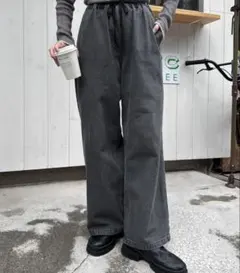 チャオパニックティピー GEVACO ゲバコ デニムイージーワイドパンツ