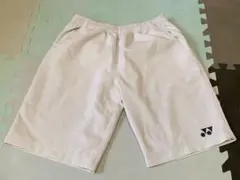 yonex ハーフパンツ　　薄いグレー　Sサイズ S3