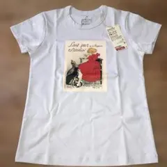 無印良品 クルーネック半袖Tシャツ 猫プリント Mのサムネイル