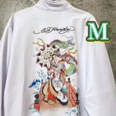 Ed Hardy 和風デザイン ジャケット Mサイズ　エドハーディ　ジャージのサムネイル