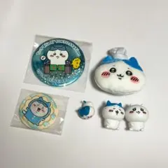 ハチワレ ちいかわ おかおバッジ 特典 刺繍缶バッジ マスコット