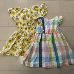 Baby GAP ＆アプレ レ レクール ワンピース　110 2点セット