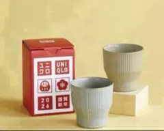 ユニクロ　湯のみ ノベルティ 波佐見焼　2個セット