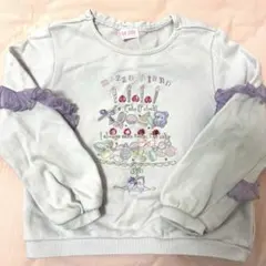 メゾピアノ120 クマケーキトレーナー