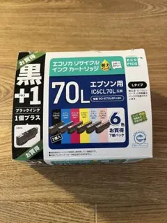 エコリカ エプソン インク　IC6CL70L 互換 IC6L70Lのサムネイル