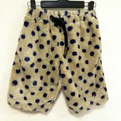 GROOVY COLORS ドット柄 ショートパンツ フェイクファー XS