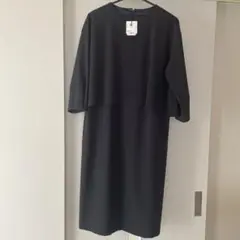 ＊新品・未使用品＊　7-Idconcept. 七分袖ワンピース　濃紺Mサイズのサムネイル
