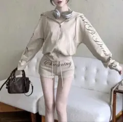 セットアップ パーカー スカート