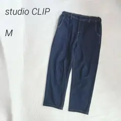 studioCLIP デニムイージーパンツ　テーパード