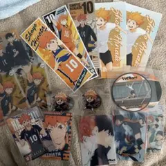 【まとめ売り】日向翔陽 ポストカード　クリアカードセット　アクリルスタンド