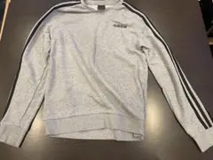 adidas グレー トレーナー Lサイズ