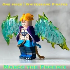 不死鳥マルコ　ミニフィグ１体　ワンピース 透明な翼付き　ブロック玩具