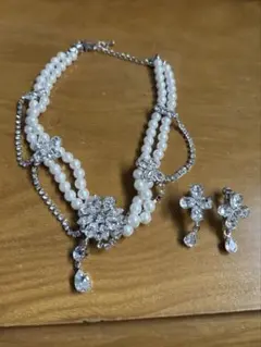 ネックレス イヤリング セット