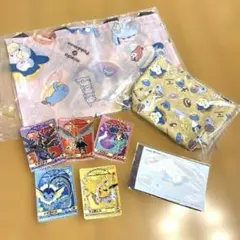 ミスタードーナツ ポケモン グッズセット エコバッグ ポーチ メモ・シール