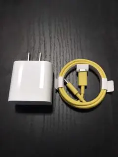 新品iPhone タイプC ライトニング 黄　1本 1m 急速 充電器 2.4A