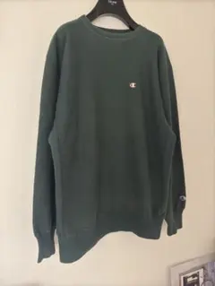 90s Champion Reverse Weave ダークグリーン スウェット