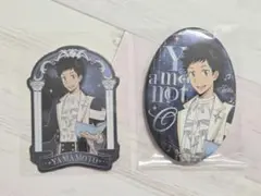 ✽家庭教師ヒットマンREBORN!✽　山本武　星頌夜　オーバル缶バッジ・カード