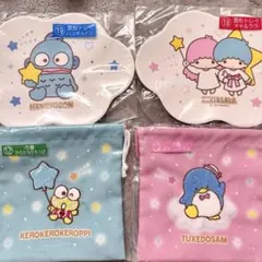 サンリオ キャラクター大賞 当りくじ 巾着 トレイ　プレート 4点セット
