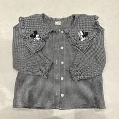 週末限定お値下げ！petit main ギンガムチェックシャツ 110cm