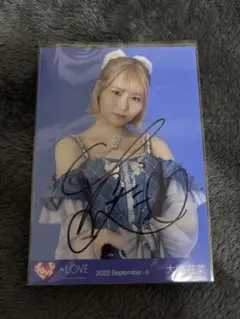 ＝LOVE 大場花菜 生写真 直筆 Be Selfish
