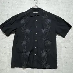 j67 Batik Bay バティックベイ アロハシャツ ヤシ柄 L アメカジ
