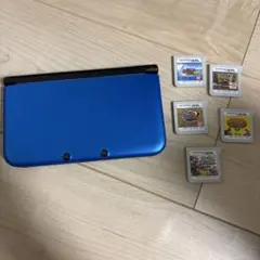 3DS LL 青色 ゲーム5本付き