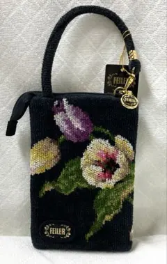 FELLER ダークグレー　ポーチ