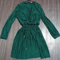 Ｈ＆М　プリーツ　 膝丈ワンピース　結婚式　パーティー