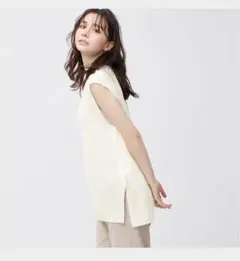 GU フレンチスリーブセーター