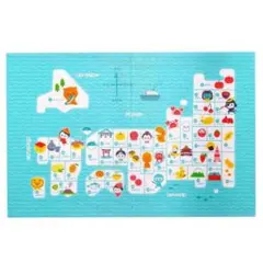cおふろポスター にほんちず 日本地図 s おぼえちゃおう 知育 お受験
