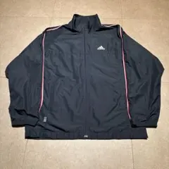 Adidas ジャケット　ブルゾン　ランニング　紺　ネイビー　S