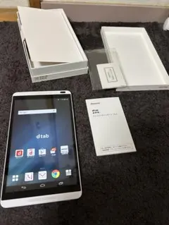 【受付終了】タブレット端末 d-tab d-01G 箱あり【加藤家大掃除】 ドコモ、実質0円の8型Androidタブレット「dtab d-01G」を2/26発売