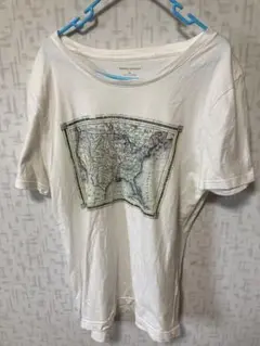BANANA REPUBLIC Tシャツ 地図　マップ　ロゴ ヴィンテージ