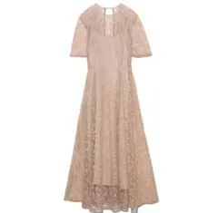 SNIDEL バックデザインレースオケワンピース