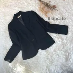 Blancafe＊美品 黒テーラードジャケット スーツ フォーマル 冬卒園卒業