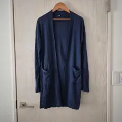 UNIQLO ロングカーディガン コバルトブルー XS