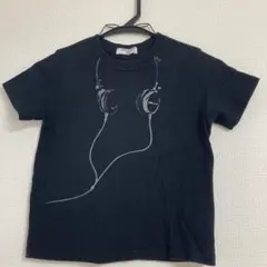 COMME CA DU MODE ブラック Tシャツ 120A