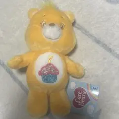 ケアベア　ぽってりきらきらぬいぐるみ　イエロー