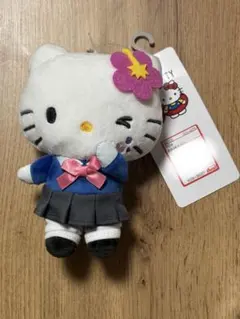 【タグ付き新品】サンリオ キティ アベイル マスコットチャーム 平成ギャル 制服