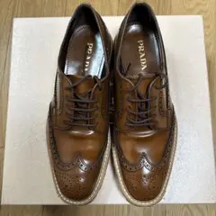 PRADA/プラダ/エスパドリーユ/size37/ブラウン/ウイングチップのサムネイル