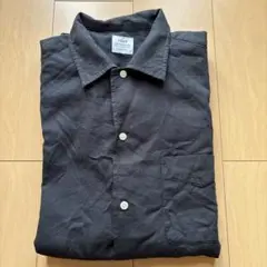 coen コーエン メンズ 半袖 シャツ XL ブラック 黒 オープンカラー