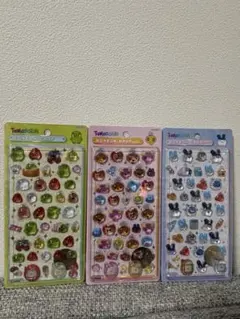 【3枚セット】たまごっち ボンボンドロップシール めめっち みみっちくちぱっち