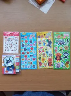 アンパンマン 　シール　ネイルシール 　メモ帳