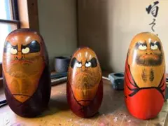 サントリーオールド 達磨ボトル 大小7本セット 縄細工 縁起物 空ボトル