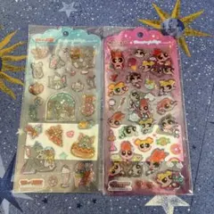 ドロップジェリーシール　トムとジェリー・パワーパフガールズ