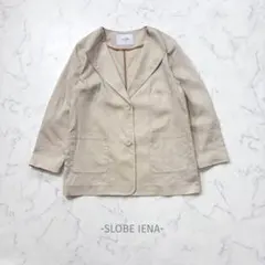 SLOBE IENA/テーラードジャケット/38/ベージュ/リネン混/ナチュラルのサムネイル