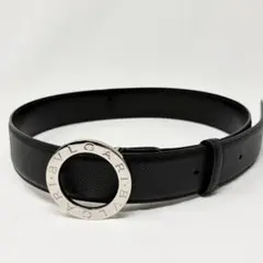 BVLGARI ブルガリブルガリ ベルト 黒 シルバー金具 ブラックのサムネイル